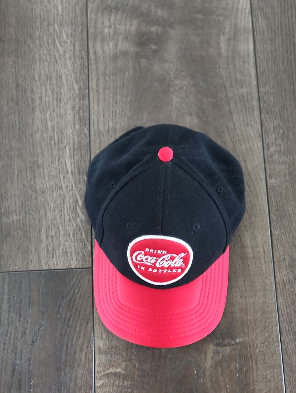 Coca Cola Baseball Cap Black And Red GUC